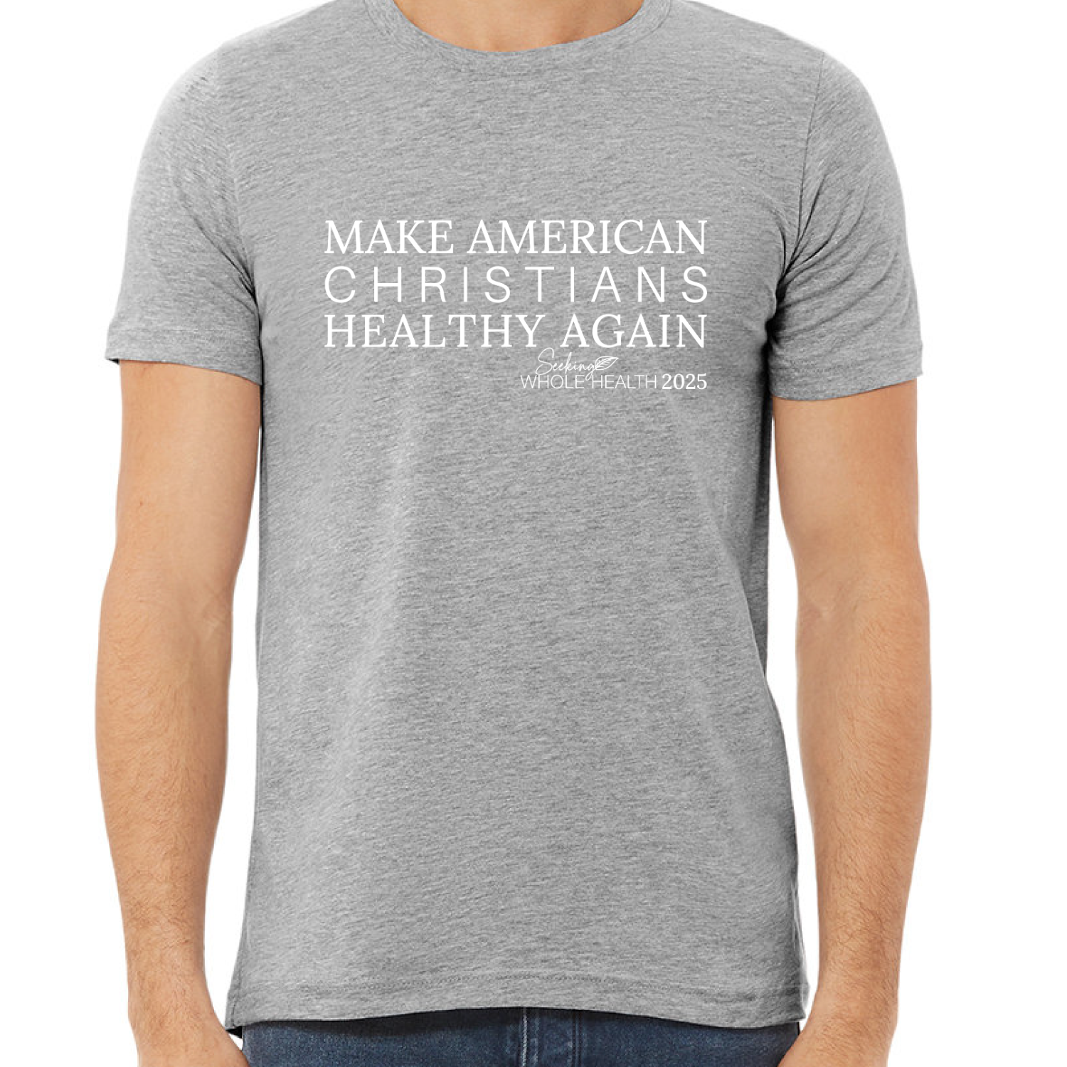 Make American Christians Healthy Again Unisex T-shirt - Gray