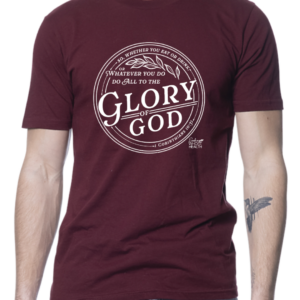 Glory to God Unisex T-shirt - Maroon